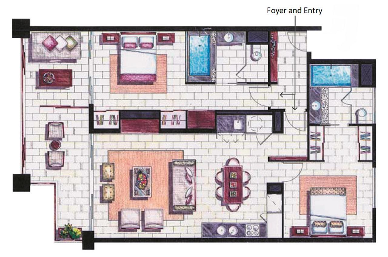 Apartment Sea Temple 2 Bedroom Luxury *